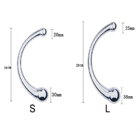 Anal Steel Double 5858 Stainless Hook Ended Elegant 0731